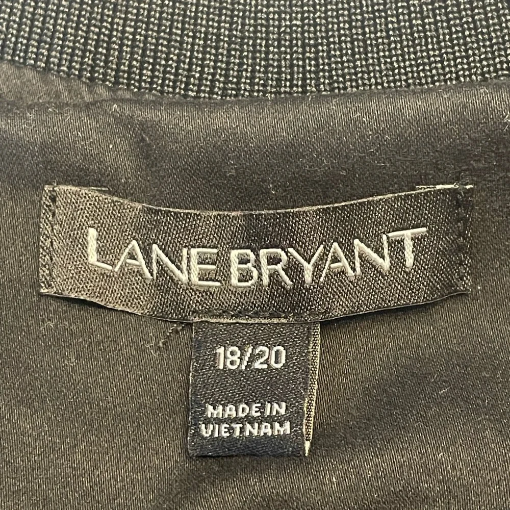 Lane Bryant Zippered Bomber Jacket-Size 18/20